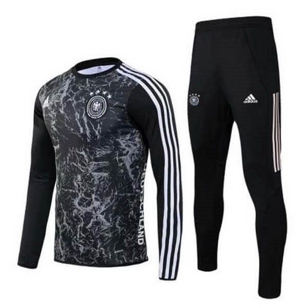 Survetement Football Allemagne 2020 Noir Gris